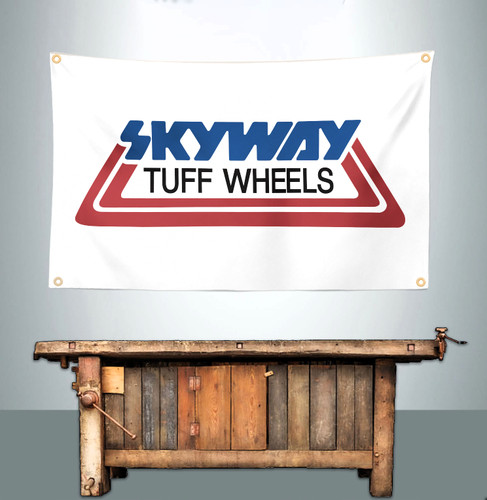 Bandiera banner skyway - skyway, ruote