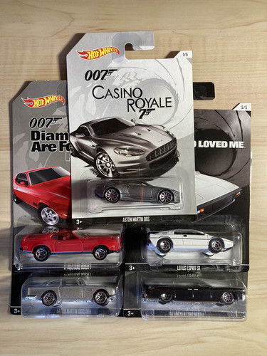 Hot wheels james bond full - full, set
